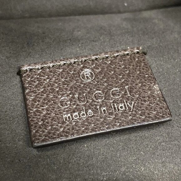 Auth GUCCI GG Supreme/Sherry/Animalier 442892 Beige Dark Brown Multi Leather - Picture 12 of 16